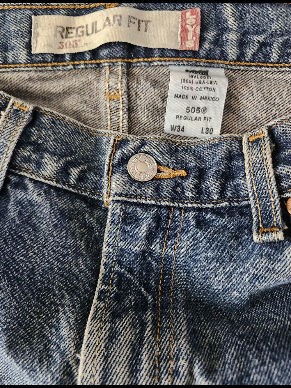 Levi 501 Jeans Distressed 34x30